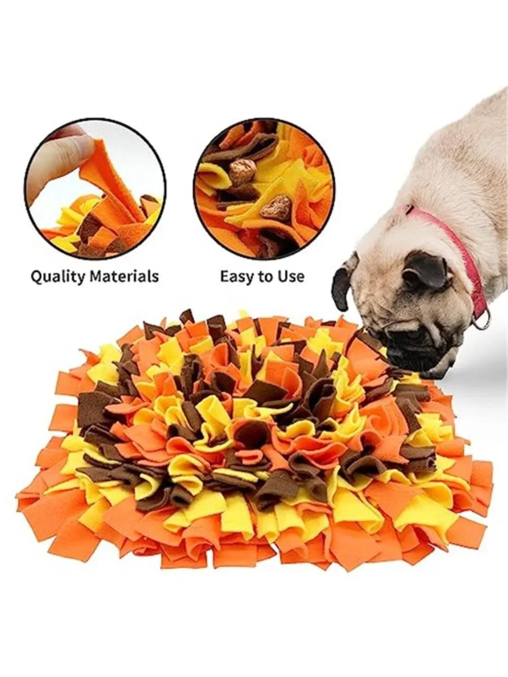 New Pet Snuffle Mat for Dogs, Dog Feeding Mat, Nosework Training Mats